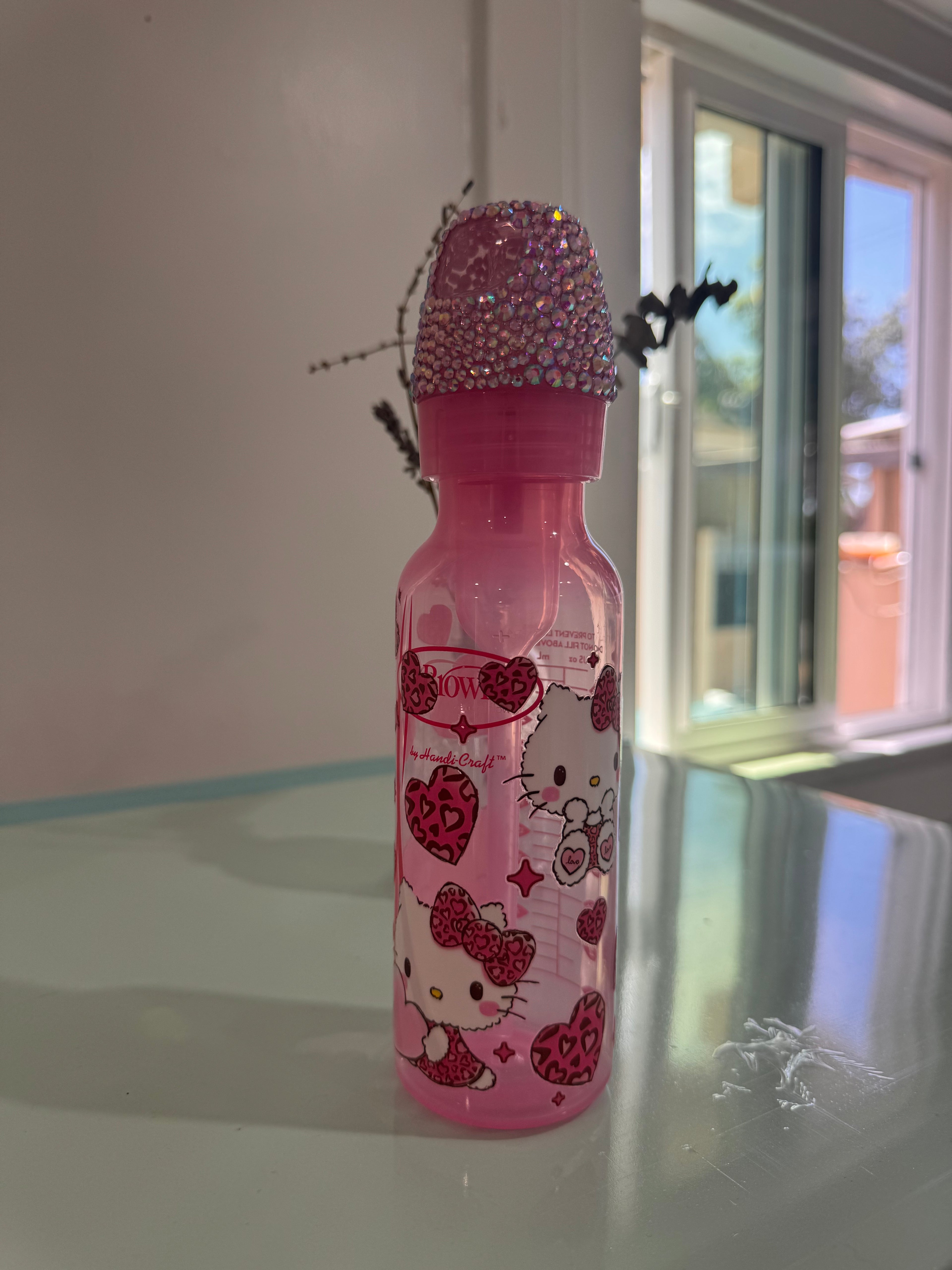 Cheetah Print Pink Bottle
