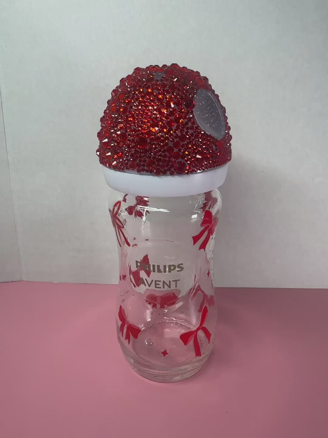 Red Bow ❤️ Bottle