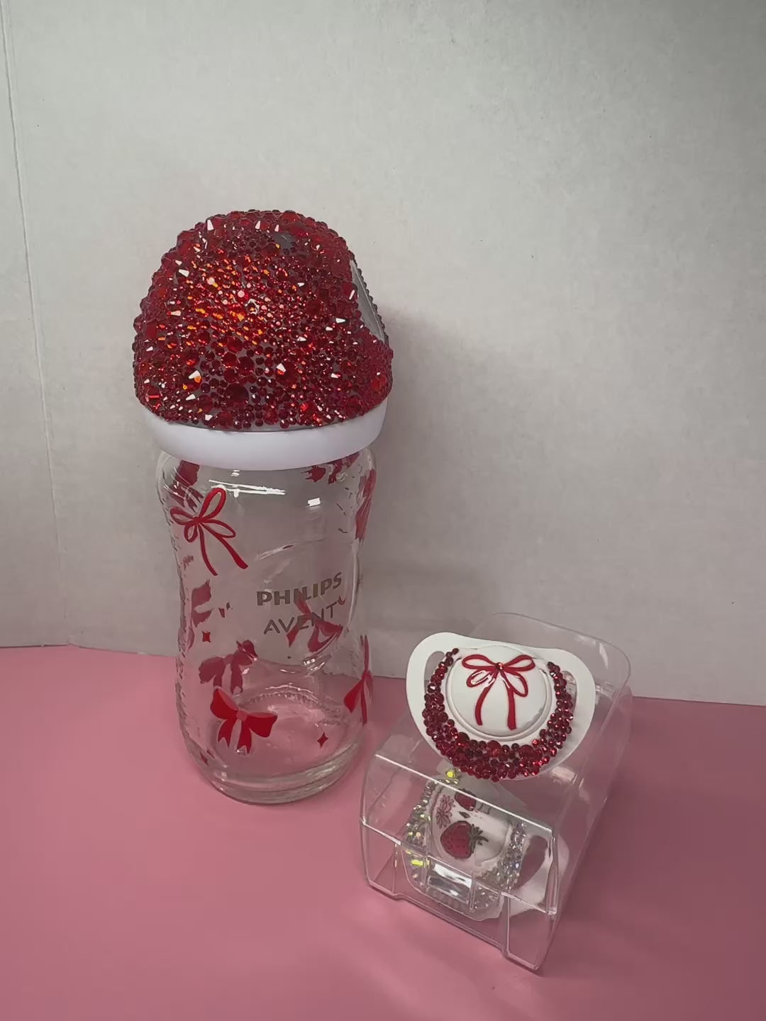 Red Bow PACIFIER✨ONLY