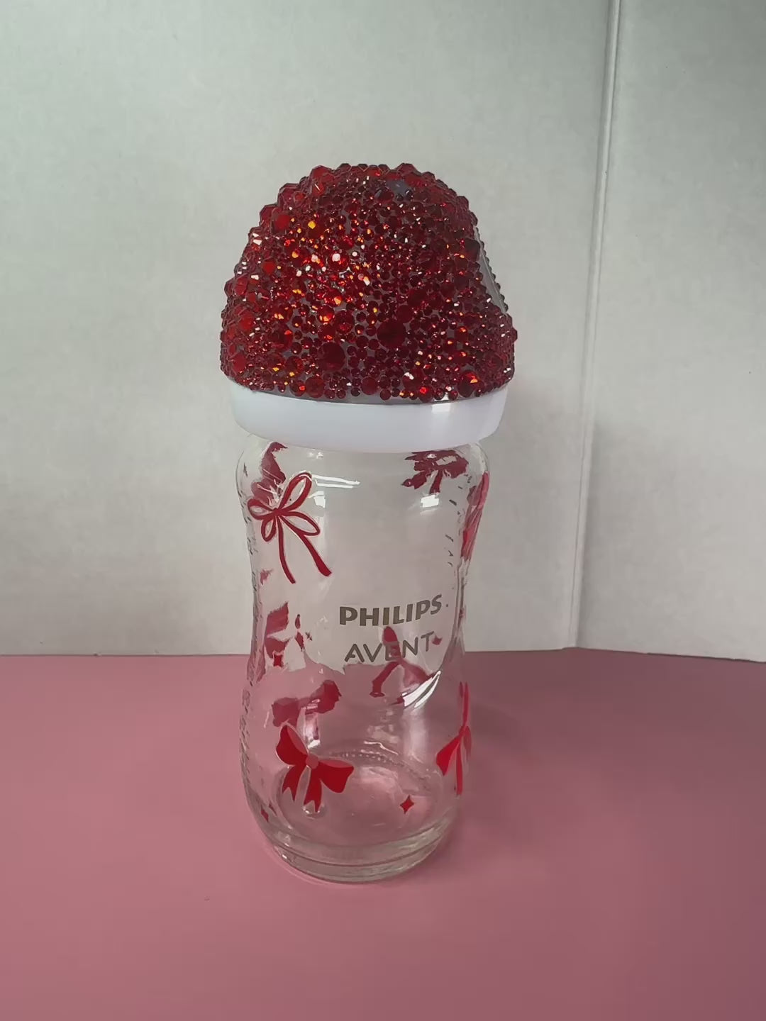 Red Bow ❤️ Bottle