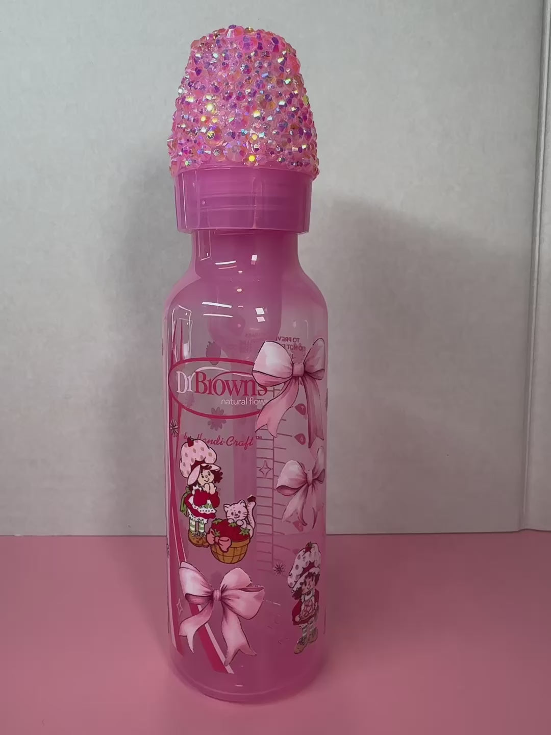 Pink Strawberry Bottle